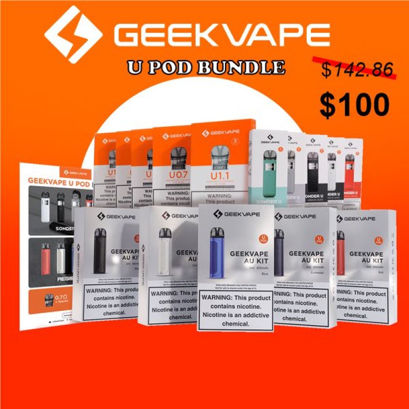 GeekVape U Pod Ersatzpods 3er Pack - 1,1 Ohm, 2,0 Ml Für MTL Dampfen